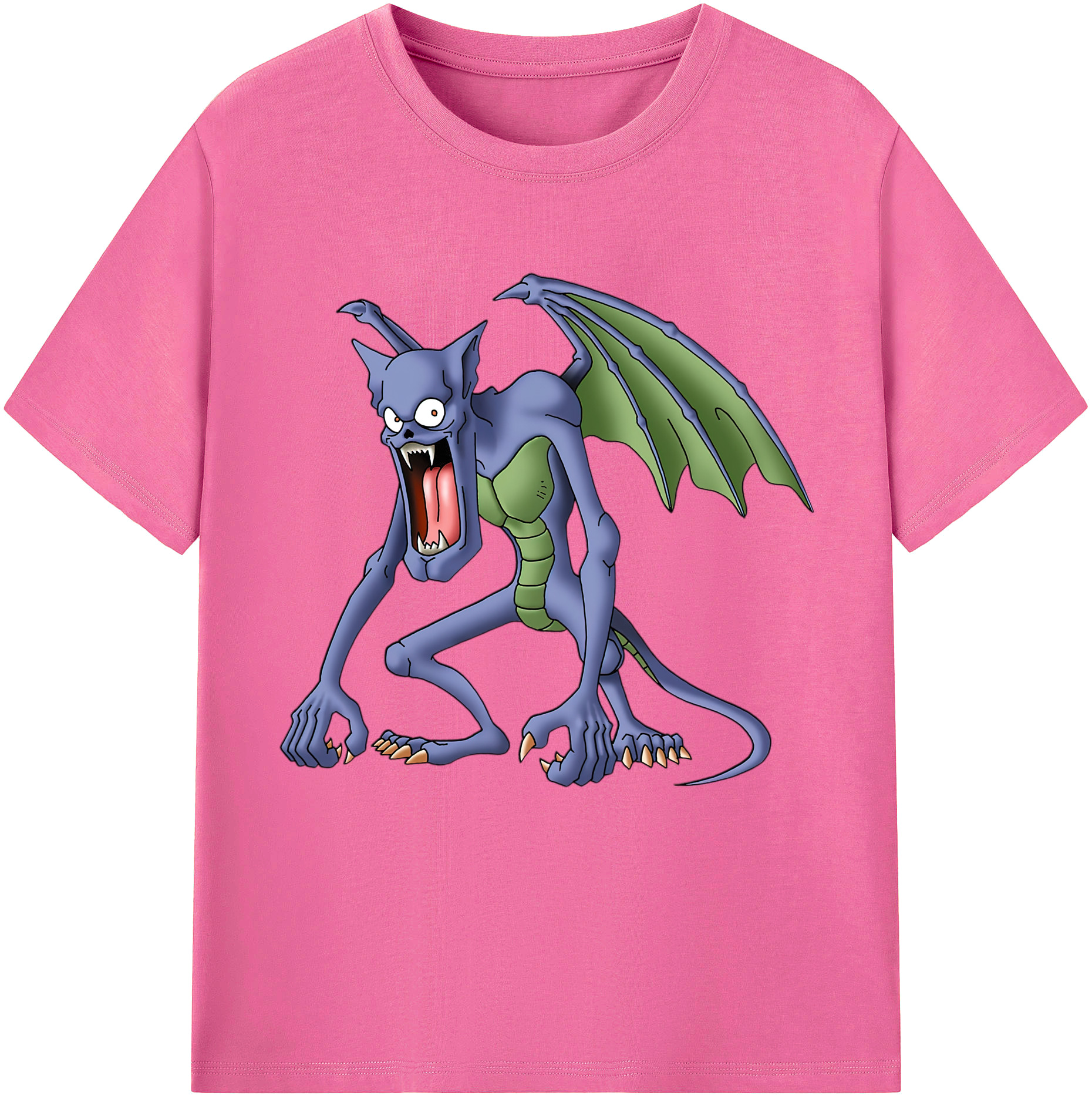 （画像用） ドラゴンクエスト Doragon Kuesuto Dragon Quest レディースカジュアルプリントTシャツ（綿100％）
